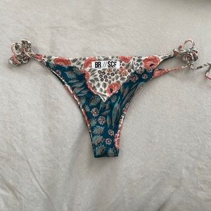 Beach Riot x Stone Cold Fox string bikini bottoms paisley